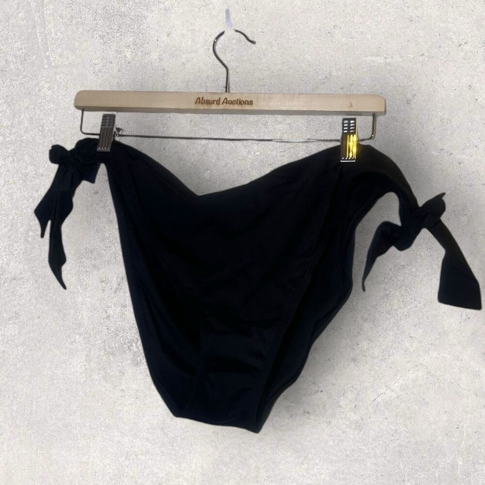 Ashley Graham x Swimsuits for All Sz 24 Black Bikini Bottom with Side Ties